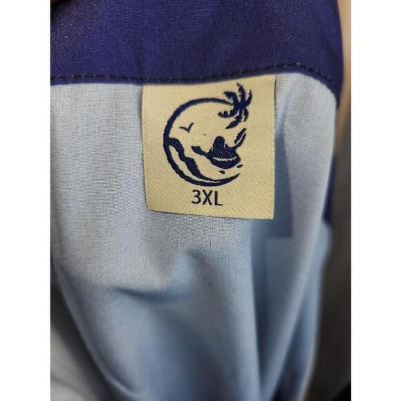 NWT | Hardaddy | Hawaiian Shirt | Mens | Purple and White | Size 3X - Picture 7 of 8